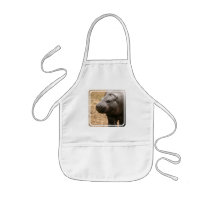 Pygmy Hippo Children's Smock Apron
