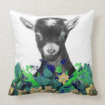 Pygora Goat Drawing Herd Name Goat Pillow pillows