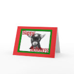 Pygora Goat Holiday Christmas cards