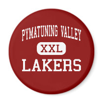 Pymatuning Valley - Lakers - High - Andover Ohio Fridge Magnets
