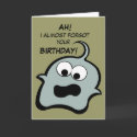 Pynki Q Blue Birthday Card