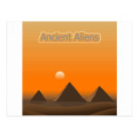 Pyramid Aliens Post Card