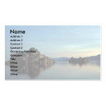 Pyramid Lake, sunset, Nevada Business Card Templates