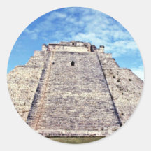 Pyramid Of The Magician, Puuc Style 500 AD, Uxmal Stickers