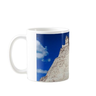 Pyramid of the Magician - Uxmal, Mexico Coffee Mugs by forbes1954