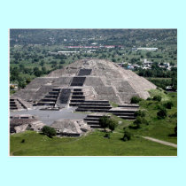 Pyramid of the Moon, Teotihuacan, Mexico postcards