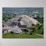 Pyramid of the Moon, Teotihuacan, Mexico posters