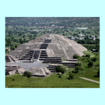Pyramid of the Moon, Teotihuacan, Mexico posters