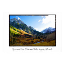 Pyramid Peak & Maroon Bells, Aspen, Colorado posters by randyami Pyramid Peak & Maroon Bells, Aspen, Colorado posters