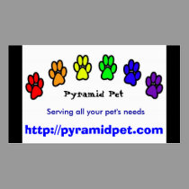 Pyramid Pet business cards