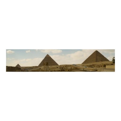 Pyramids and Sphynx Posters by alinphoto