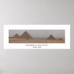 Pyramids at Giza, Egypt posters