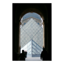 Pyramids at the Louvre posters by Grailseekers Pyramids at the Louvre posters