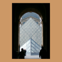 Pyramids at the Louvre posters by Grailseekers Pyramids at the Louvre posters