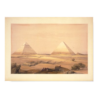 Pyramids of Geezeh Print by ZephyrusBooks