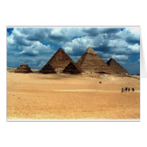 Pyramids of Gizeh Greeting Cards