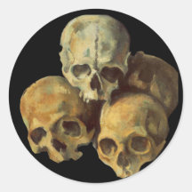 Pyrimid of Sculls Sticker