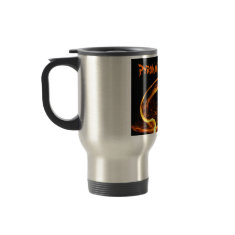 Pyromaniac travel mug mug
