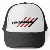 Pyromaniacs Trucker Cap (Black) Trucker Hats