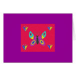 Pysanka Symbol: Butterfly Greeting Card