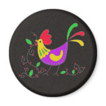 Pysanka Symbol: Rooster Fridge Magnets