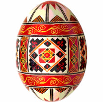 Pysanky (Ukranian Easter Egg) Ornament Photo Cutouts