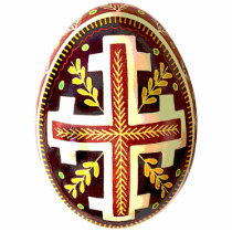 Pysanky (Ukranian Easter Egg) Ornament Acrylic Cut Outs
