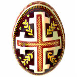 Pysanky (Ukranian Easter Egg) Ornament Acrylic Cut Outs