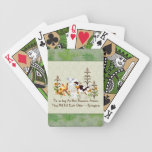 Pythagoras Vegetarian quote Bicycle Card Decks