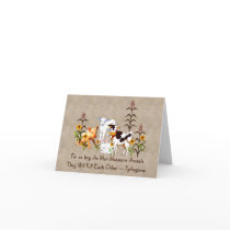 Pythagoras Vegetarian quote Greeting Card