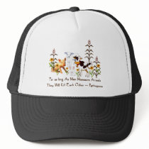 Pythagoras Vegetarian quote Trucker Hat