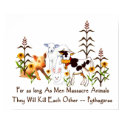 Pythagoras Vegetarian Quote posters by orsobear Pythagoras Vegetarian Quote posters