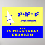 Pythagorean Theorem posters