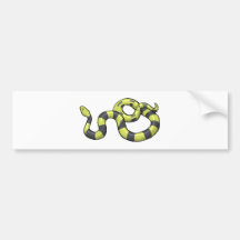 Python Snake Bumper Stickers