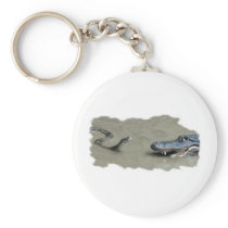 Python vs Alligator Key Chain