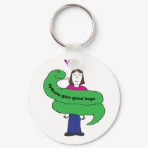 Pythons Hugs Keychain