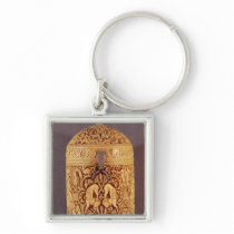Pyx with a relief depicting the pleasures keychains