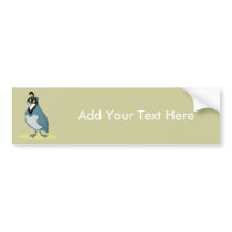Q is for Quail bumper stickers by adrianropp Q is for Quail bumper stickers