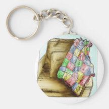 Q is for Quilt Keychain