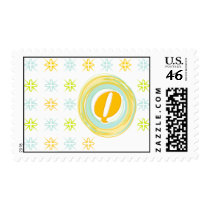 Q Monogrammed Postage Stamps