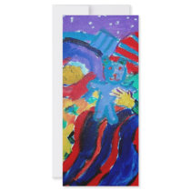"Q" Painting rack cards