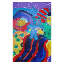 "Q" Painting stationery