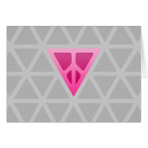 Q-Peace Triangle Card cards