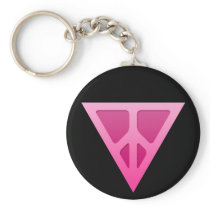 Q-Peace Triangle Keychain