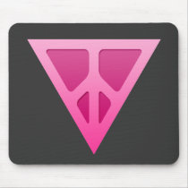 Q-Peace Triangle Mousepad mousepads