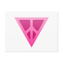 Q-Peace Triangle Postcard