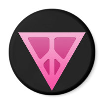 Q-Peace Triangle Round Magnet magnets