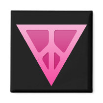 Q-Peace Triangle Square Magnet