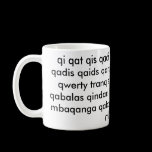 Q Scrabble Words mugs