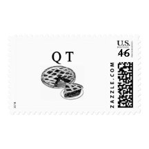 q t pie joke stamps